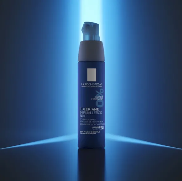 La Roche-Posay Toleriane Dermallergo, kojący krem nawilżający na noc, 40 ml