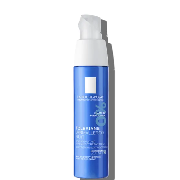 La Roche-Posay Toleriane Dermallergo, kojący krem nawilżający na noc, 40 ml