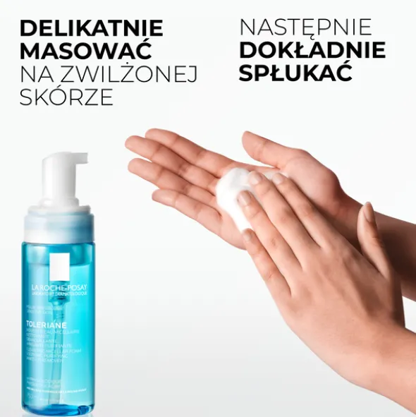 La Roche-Posay Toleriane, pianka oczyszczająca dla skóry wrażliwej, 150 ml