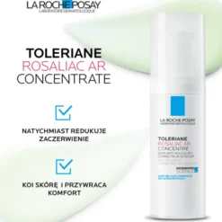 La Roche-Posay, Toleriane Rosaliac AR, kuracja przeciw zaczerwienieniom skóry, 40 ml