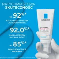 La Roche-Posay Toleriane Rosaliac AR SPF 30, krem nawilżający przeciw zaczerwienieniom, 50 ml
