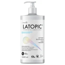Latopic, żel do mycia ciała i włosów, 1000 ml