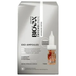 L'biotica Biovax Trychologic Advanced Detox, kuracja detoksykująca do włosów, 7 x 5 ml