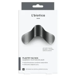 L`Biotica, głęboko oczyszczające plastry na nos z węglem drzewnym, 3 szt.