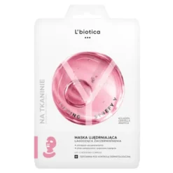 L`Biotica Lifting Strefy Y, Maska do twarzy ujędrniająca, łagodząca zaczerwienienia, 1 kpl