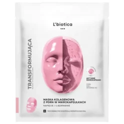 L'biotica, maska kolagenowa z PDRN w mikrokapsułkach, Napięcie i Ujędrnienie, 1 szt.