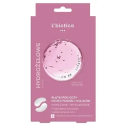 L`Biotica PGA Hydro Fusion, hydrożelowe płatki pod oczy z kolagenem, 1 komplet (2 szt.)
