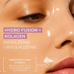 L`Biotica PGA Hydro Fusion + Kolagen, hydrożelowa maska do twarzy z kolagenem, 1 szt.