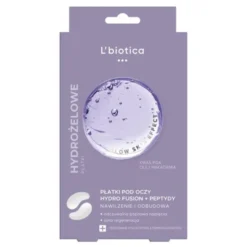 L`Biotica PGA Hydro Fusion + Peptydy, hydrożelowe płatki pod oczy, 2 szt.