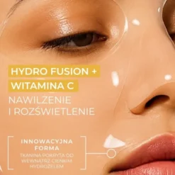 L`Biotica PGA Hydro Fusion + Witamina C, hydrożelowa maska do twarzy z witaminą C, 1 szt.