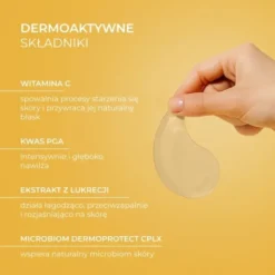 L`Biotica PGA Hydro Fusion + Wit.C, hydrożelowe płatki pod oczy, 2 szt.