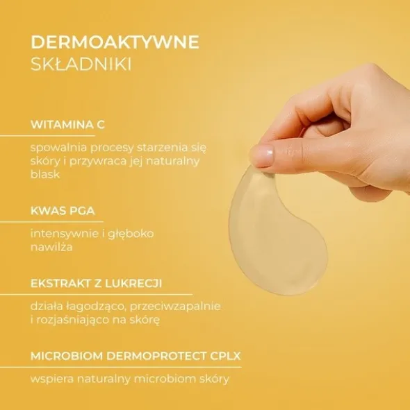 L`Biotica PGA Hydro Fusion + Wit.C, hydrożelowe płatki pod oczy, 2 szt.