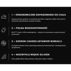 LELO Billy 2 Black, wibrator analny, 1 szt.