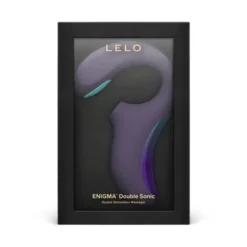 Lelo Enigma Double Sonic Cyber Purple, podwójny wibrator soniczny, 1 szt.
