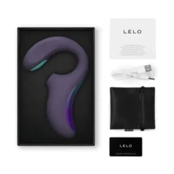 Lelo Enigma Double Sonic Cyber Purple, podwójny wibrator soniczny, 1 szt.