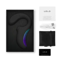 Lelo Enigma Wave Black, potrójny wibrator soniczny, 1 szt.