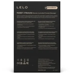 Lelo Hugo 2 Remote Black, masażer prostaty z pilotem, 1 szt.
