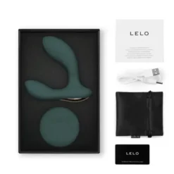 Lelo Hugo 2 Remote Green, masażer prostaty z pilotem, 1 szt.