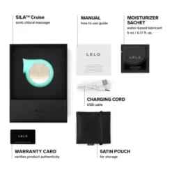 LELO Sila Cruise, soniczny stymulator łechtaczki, Aqua, 1 szt.