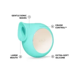 LELO Sila Cruise, soniczny stymulator łechtaczki, Aqua, 1 szt.
