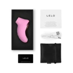 Lelo Sona 2 Travel Pink, kompaktowy soniczny stymulator łechtaczki, 1 szt.