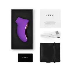 Lelo Sona 2 Travel Purple, kompaktowy soniczny stymulator łechtaczki, 1 szt.