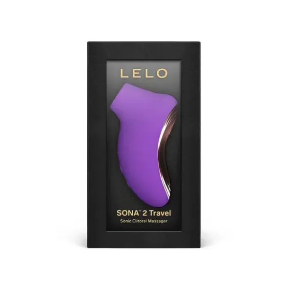 Lelo Sona 2 Travel Purple, kompaktowy soniczny stymulator łechtaczki, 1 szt.