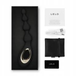 Lelo Soraya Beads Black, masażer analny, 1 szt.