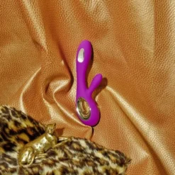 Lelo Soraya Wave Deep Rose, wibrator typu króliczek, 1 szt.