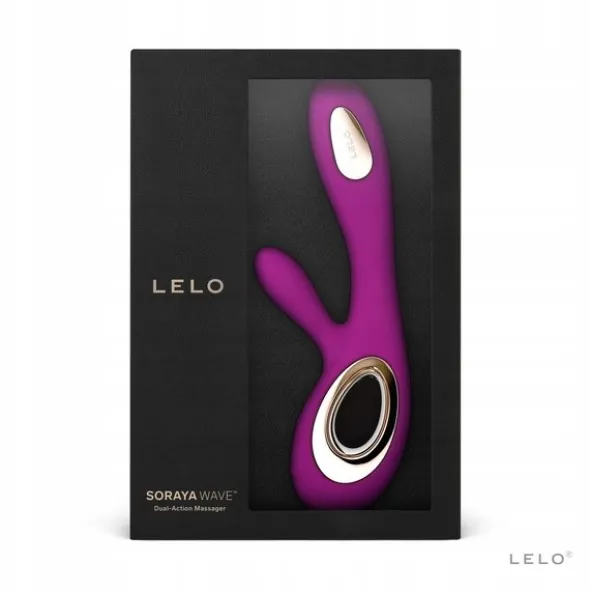 Lelo Soraya Wave Midnight Blue, wibrator typu króliczek, 1 szt.