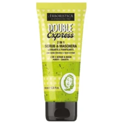 L'Erboristica Double Express 2 in 1, peeling - maska oczyszczająco-wygładzająca, 100 ml