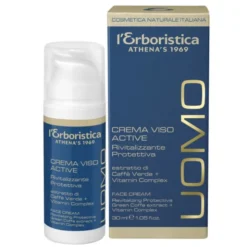L'Erboristica Uomo Active, krem rewitalizująco-ochronny do twarzy dla mężczyzn, 30 ml