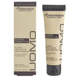 L'Erboristica Uomo, nawilżający fluid do twarzy i brody, 50 ml