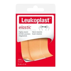 Leukoplast Elastic, plaster z opatrunkiem do cięcia, 6 cm x 1 m, 1 szt.
