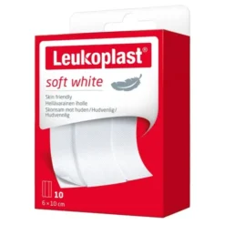 Leukoplast Soft, plastry, 6 cm x 10 cm, 10 szt.