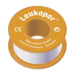 Leukopor, plaster przylepiec w rolce, rozmiar 1,25 cm x 5 m, 1 szt.