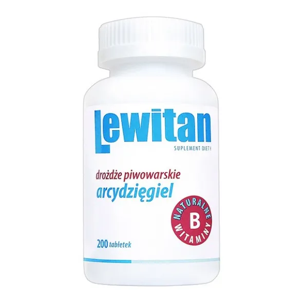 Lewitan AO, arcydzięgiel w tabletkach, 200 szt.