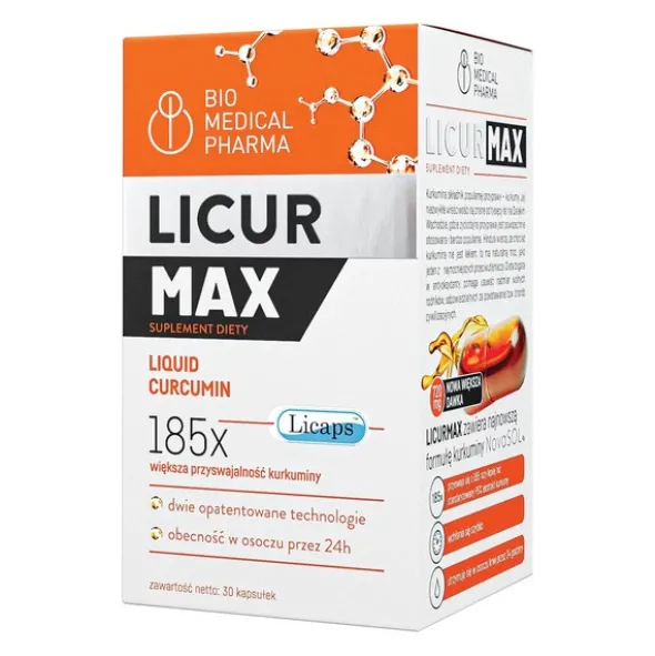 Licur MAX, kapsułki twarde, 30 szt.