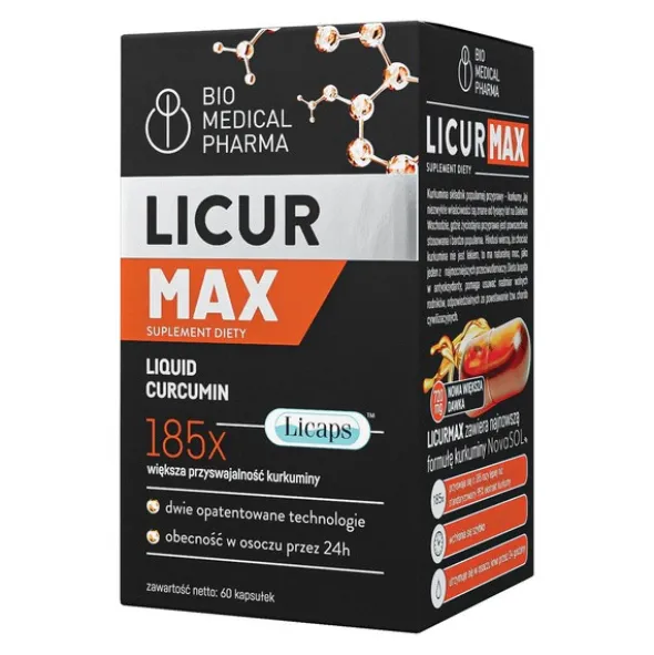 Licur MAX, kapsułki twarde, 60 szt.