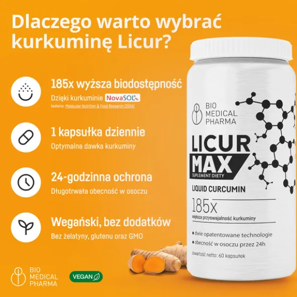 Licur MAX, kapsułki twarde, 60 szt.