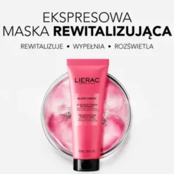 Lierac Glow Fresh, ekspresowa maska rewitalizująca, 75 ml