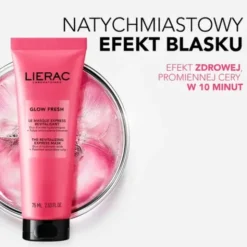 Lierac Glow Fresh, ekspresowa maska rewitalizująca, 75 ml