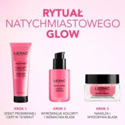 Lierac Glow Fresh, ekspresowa maska rewitalizująca, 75 ml
