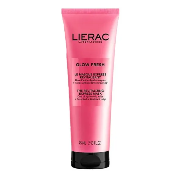 Lierac Glow Fresh, ekspresowa maska rewitalizująca, 75 ml