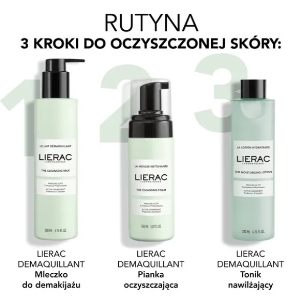Lierac, pianka oczyszczająca do twarzy, 150 ml