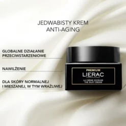 Lierac Premium, jedwabisty krem przeciwzmarszczkowy, refill, 50 ml