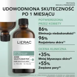 Lierac Protocole, peeling z czystym kwasem salicylowym, 100 ml