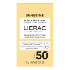 Lierac Sunissime, sztyft do ciała, ochronny, UVB+UVA SPF50+, 10 g