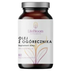 LifeBloom Olej z ogórecznika, kapsułki miękkie, 60 szt.