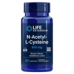 Life Extensions N-Acetyl-L-Cysteine, 600mg, kapsułki, 60 szt.